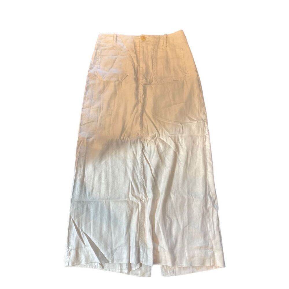 NWT Maeve Maxi Skirt- Cream Linen- Size M